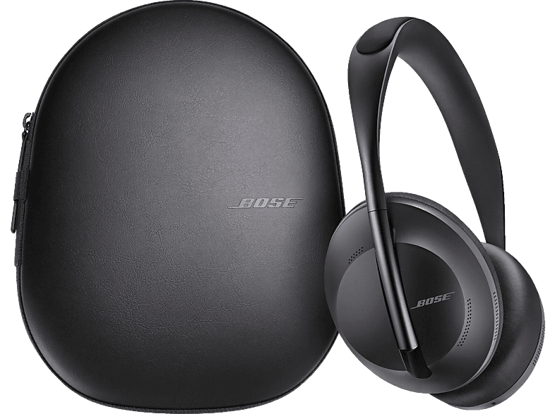 Bluetooth inkl. Schwarz Ladeetui BOSE Kopfhörer Over-ear 700 Noise-Cancelling, kabellose Headphones