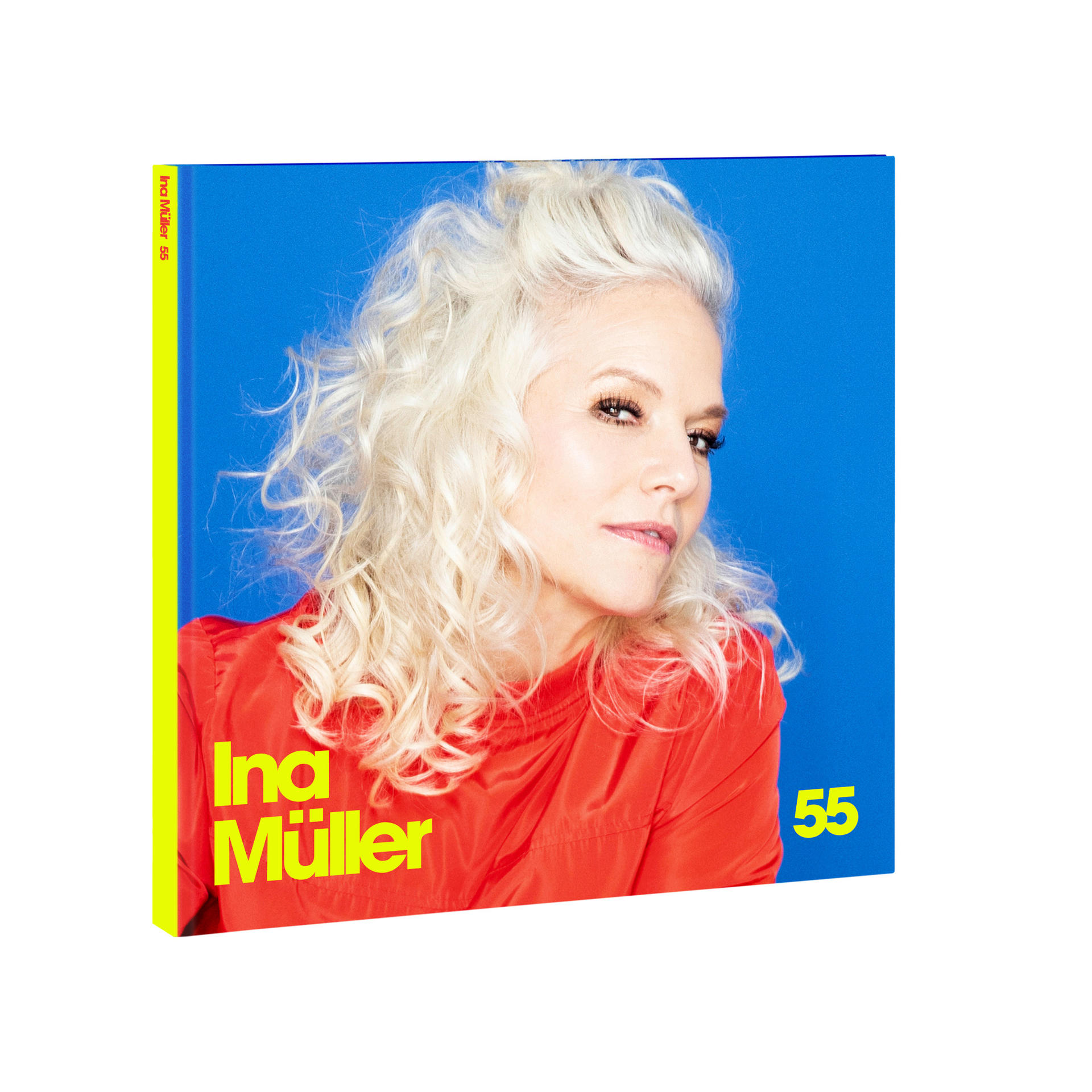 Cover des Albums von Ina Müller, mit einem Porträt der Künstlerin.