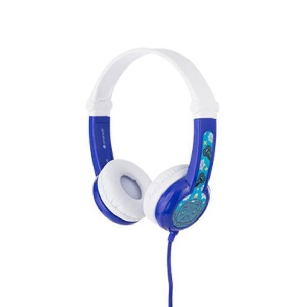 BUDDYPHONES Connect Çocuk Kulak Üstü Kablolu Kulaklık Mavi