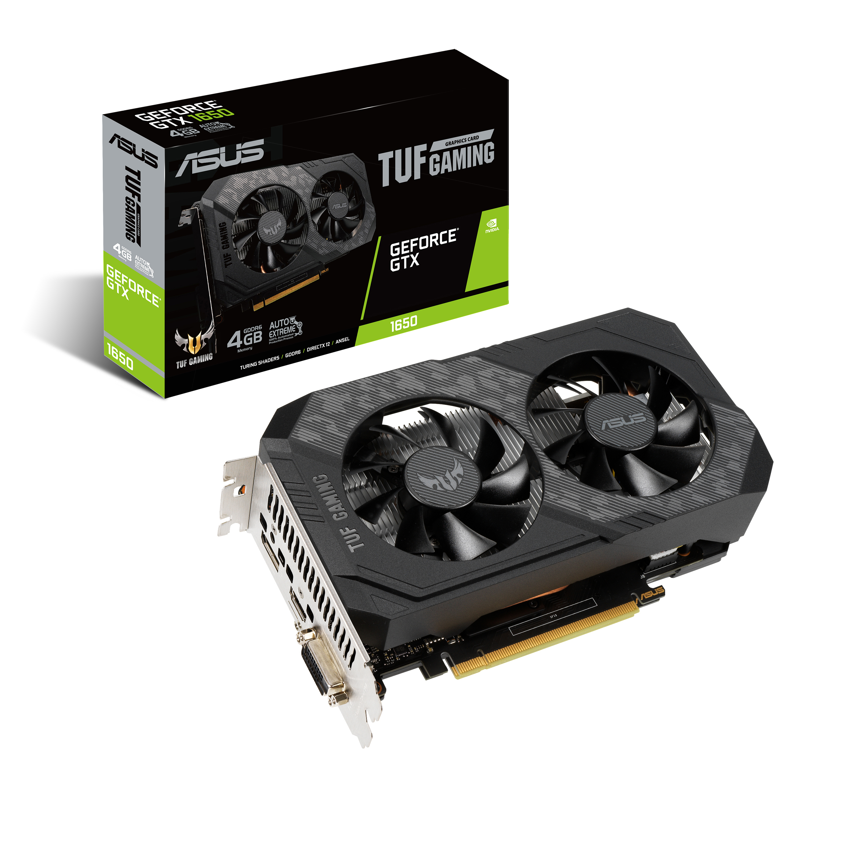ASUS TUF-GTX1650-4GD6-P-GAMING (NVIDIA, Grafikkarte)
