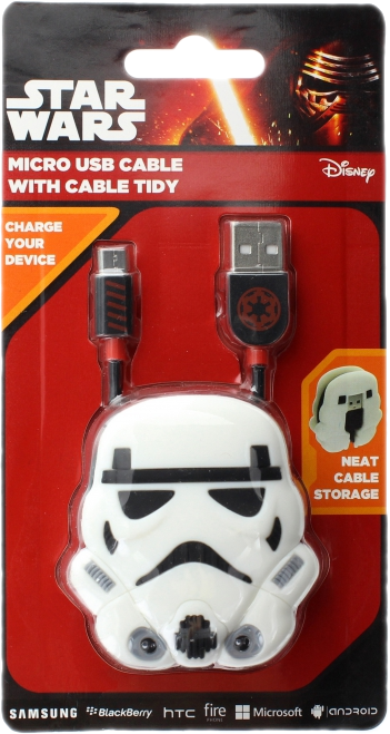 LAZERBUILT CBSW-USB-TROOPER Star Wars USB-Micro USB Kábel, Trooper