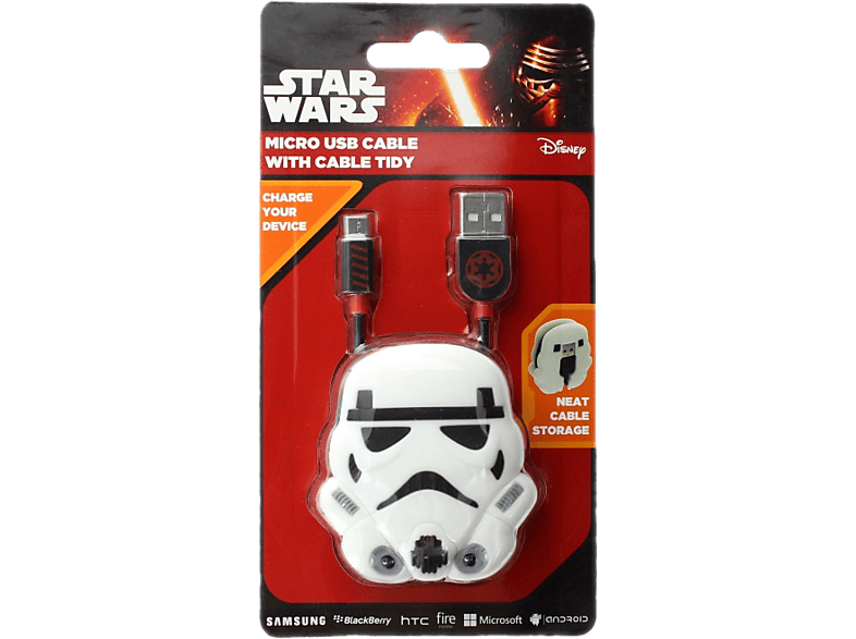 LAZERBUILT CBSW-USB-TROOPER Star Wars USB-Micro USB Kábel, Trooper ...