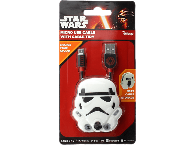 LAZERBUILT CBSW-USB-TROOPER Star Wars USB-Micro USB Kábel, Trooper