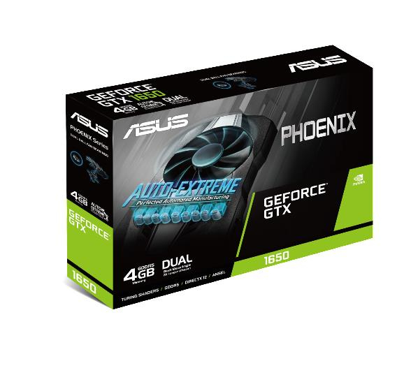 ASUS GeForce PH GTX 1650 4GD6 (90YV0EH3-M0NA00) (NVIDIA, Grafikkarte)
