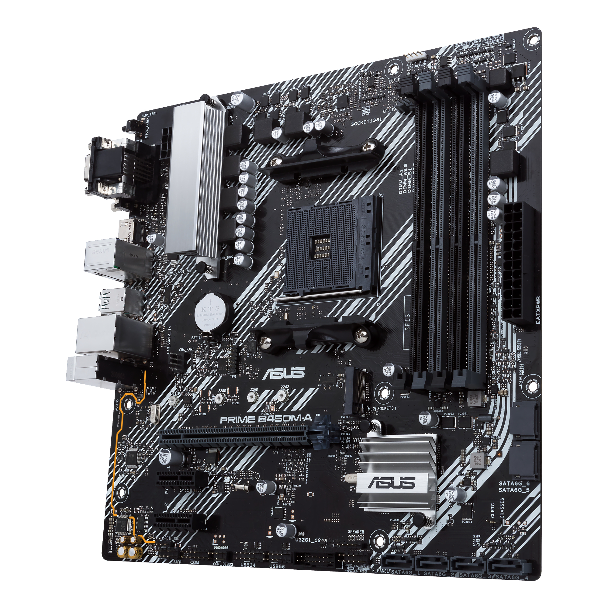 ASUS 90MB15Z0-M0EAY0 PRIME B450M-A II Mainboard Schwarz