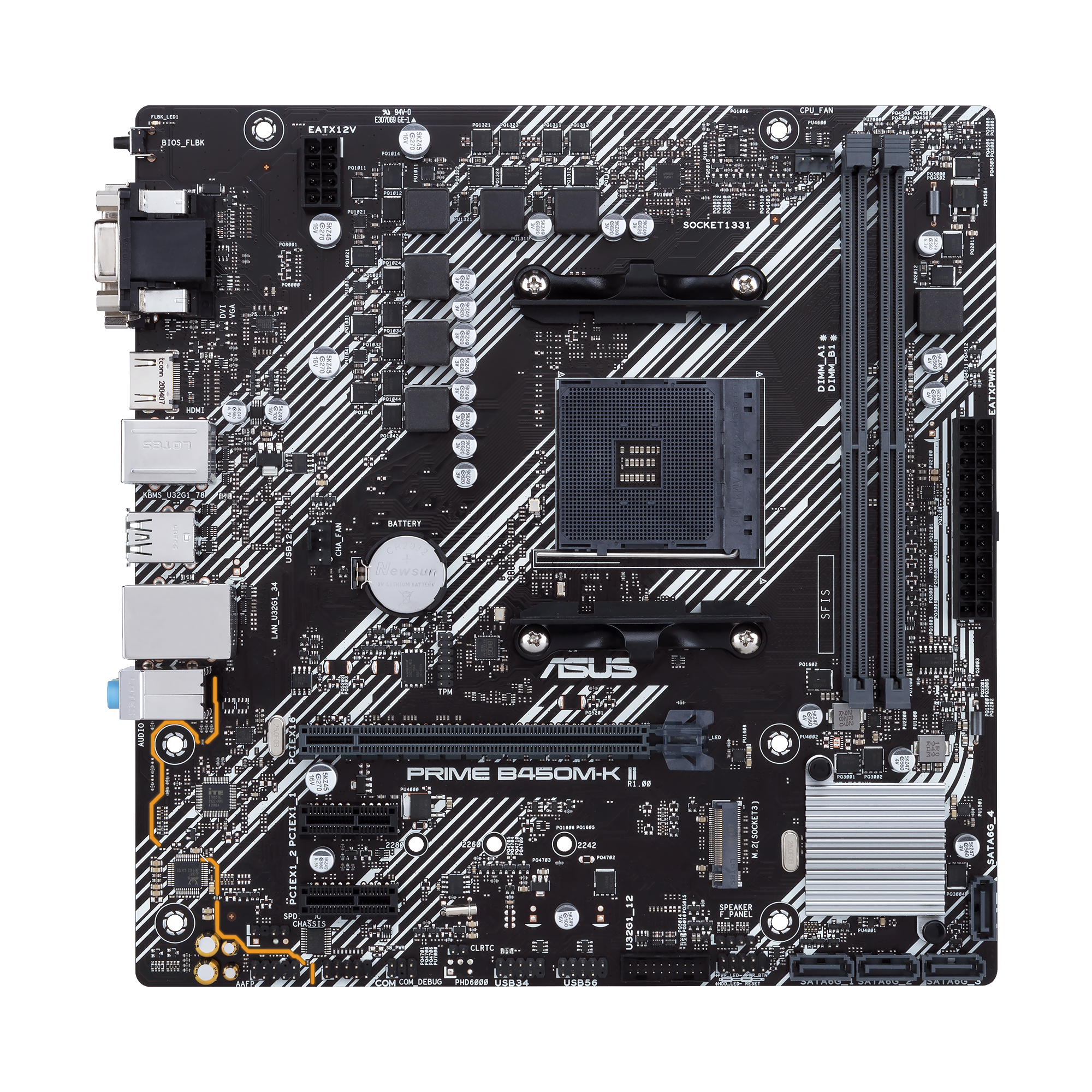 ASUS 90MB1600-M0EAY0 PRIME B450M-K II schwarz