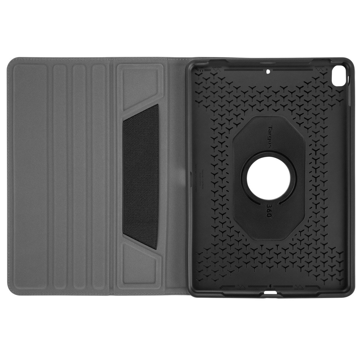 TARGUS VersaVu® THZ855GL, Full Cover, Apple, Apple iPad (7. Gen) 10.2'', iPad Air 10.5''und iPad Pro 10.5'', Schwarz