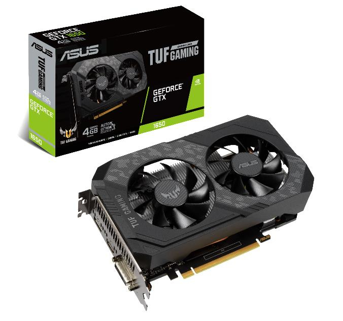 ASUS GeForce TUF GTX 1650 4GD6 Gaming (90YV0EH1-M0NA00) (NVIDIA, Grafikkarte )