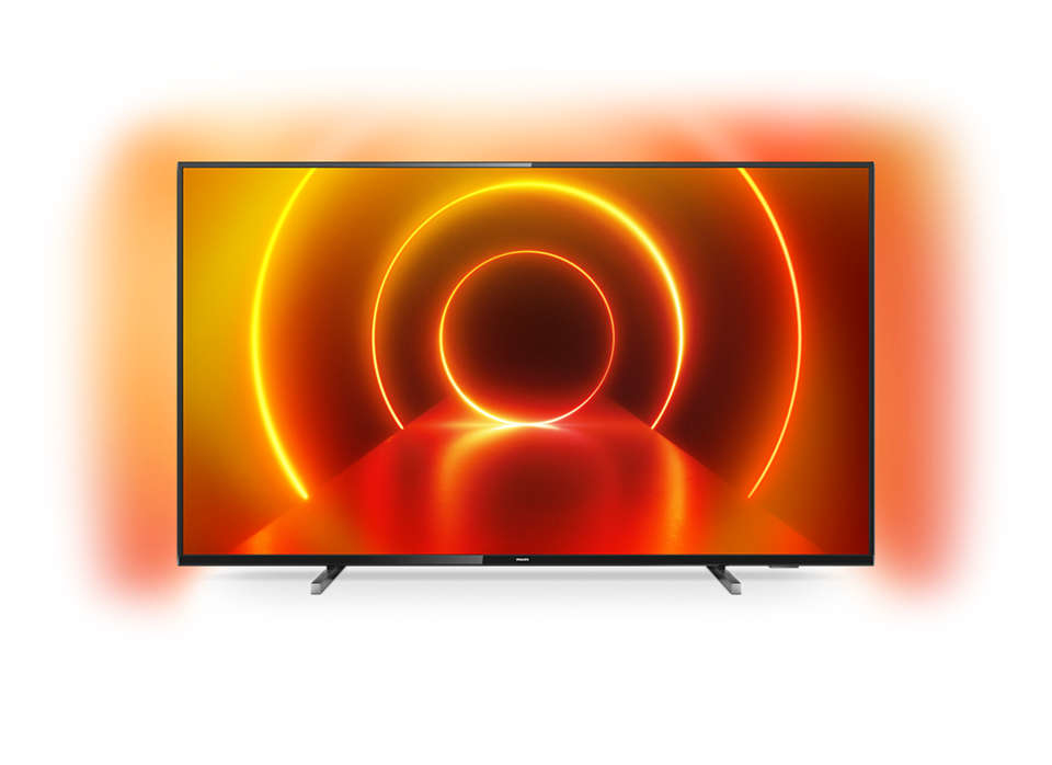 PHILIPS 55PUS7805/12 LED TV (Flat, 55 Zoll / 139 cm, UHD 4K, SMART TV, Ambilight, Saphi Smart TV)