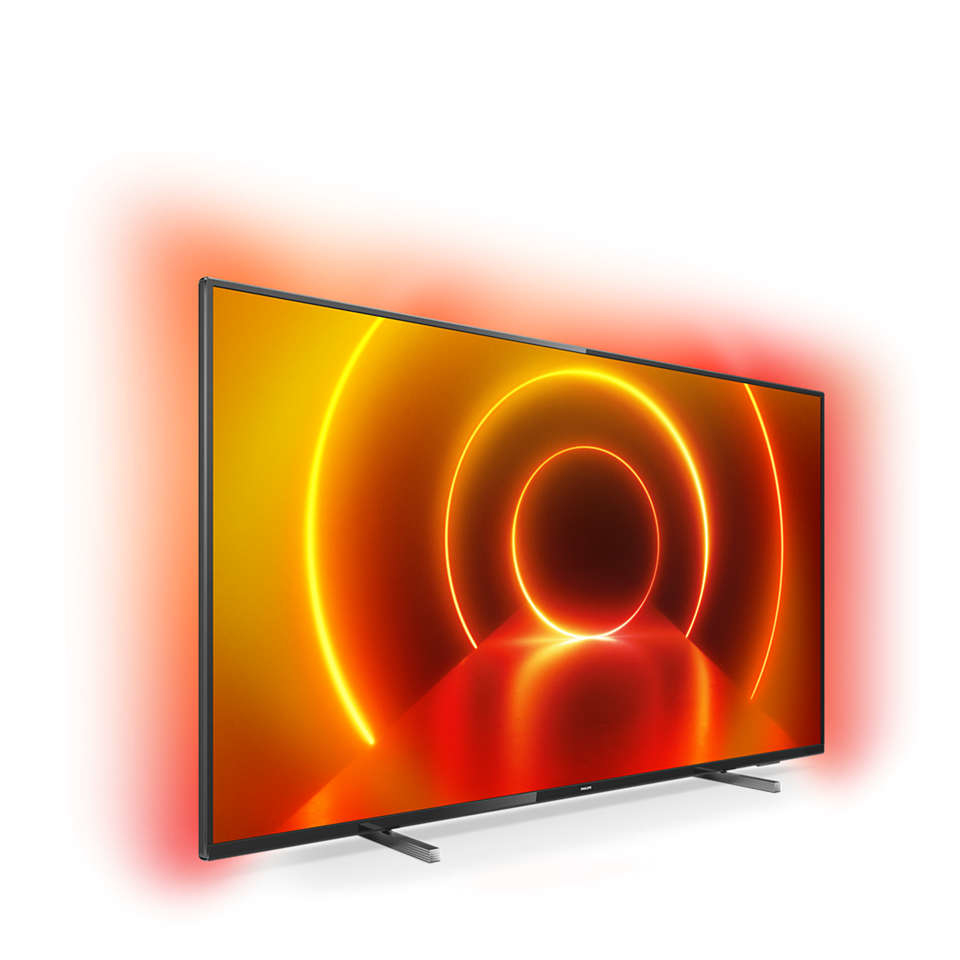 PHILIPS 55PUS7805/12 LED TV (Flat, 55 Zoll / 139 cm, UHD 4K, SMART TV, Ambilight, Saphi Smart TV)