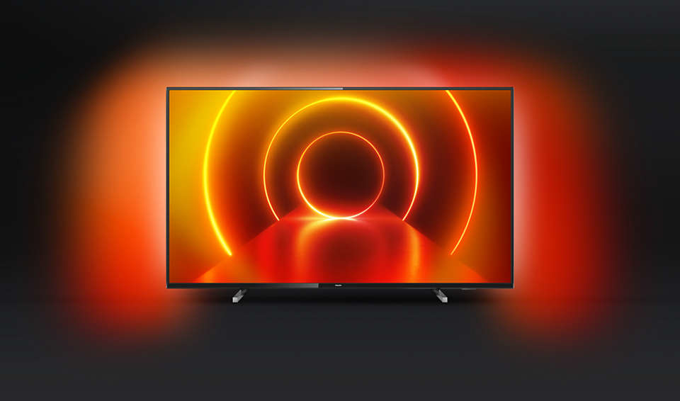 PHILIPS 55PUS7805/12 LED TV (Flat, 55 Zoll / 139 cm, UHD 4K, SMART TV, Ambilight, Saphi Smart TV)