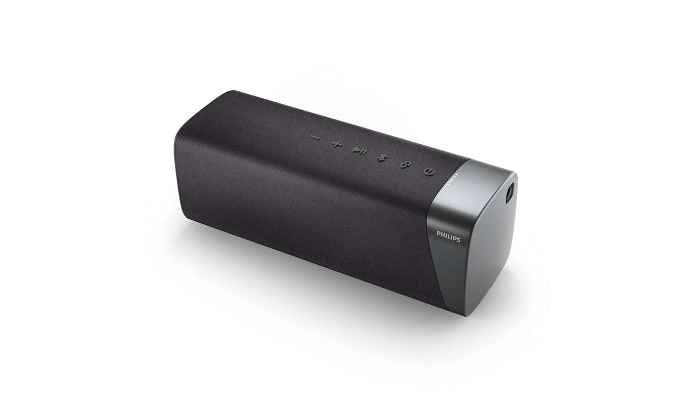 PHILIPS TAS Bluetooth Lautsprecher, 7505/00 Wasserfest Grau