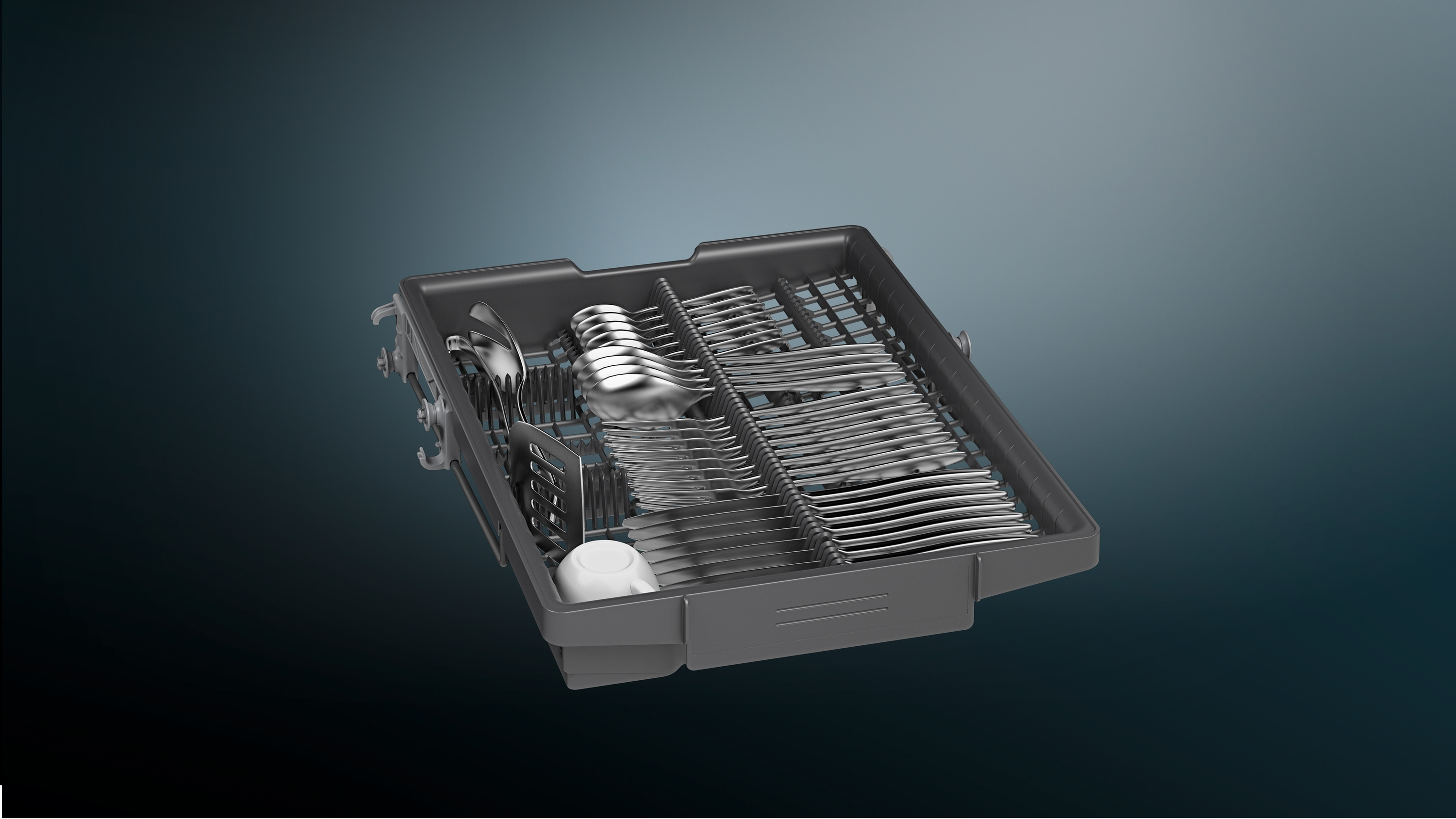 Lavavajillas - Siemens SR23HI65ME, Integrable, 10 servicios, 6 programas, A+, Inox