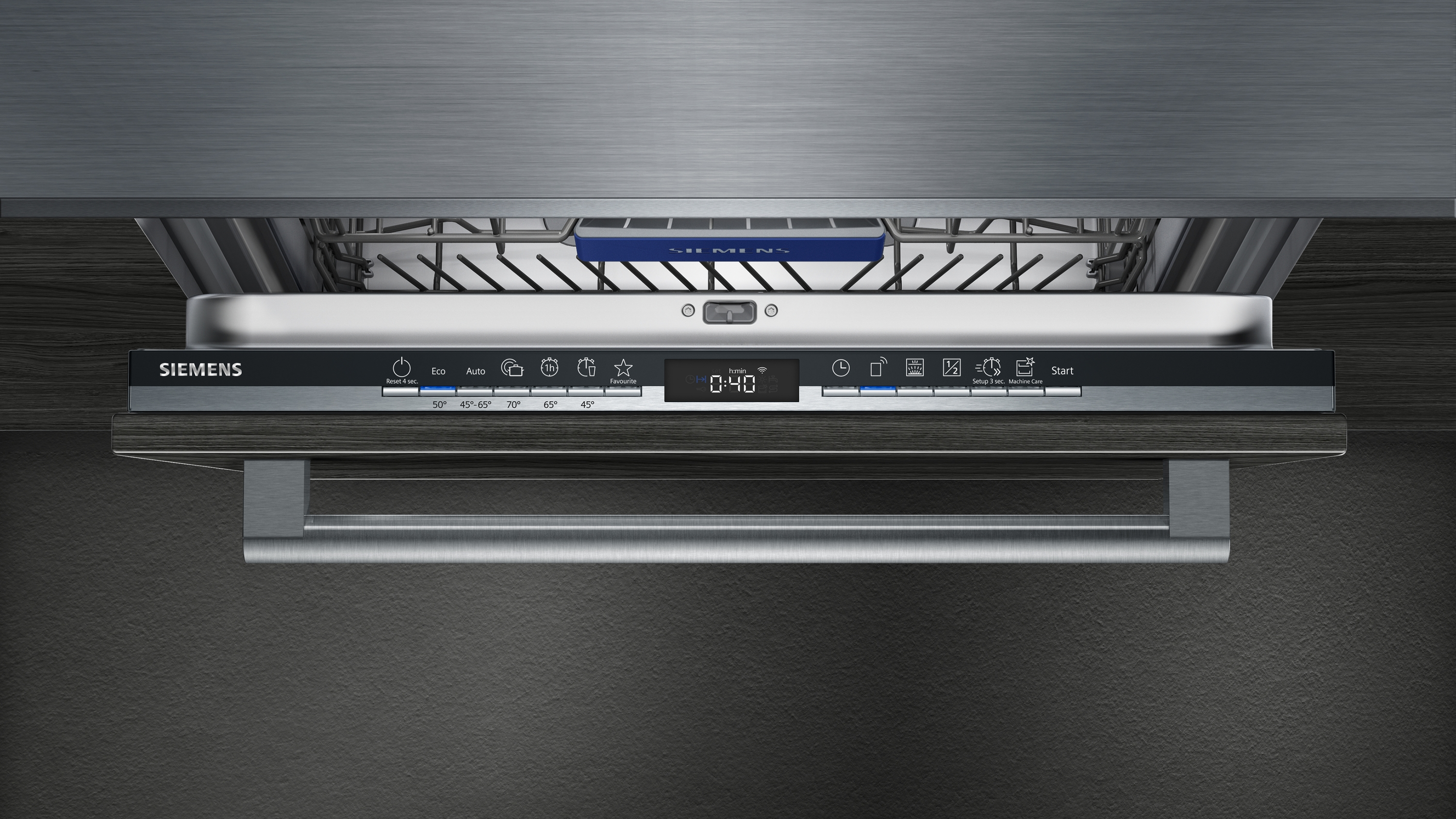 Lavavajillas integrable - Siemens SN73HX48VE, 13 servicios, 6 programas, 60 cm, HomeConnect, Inox