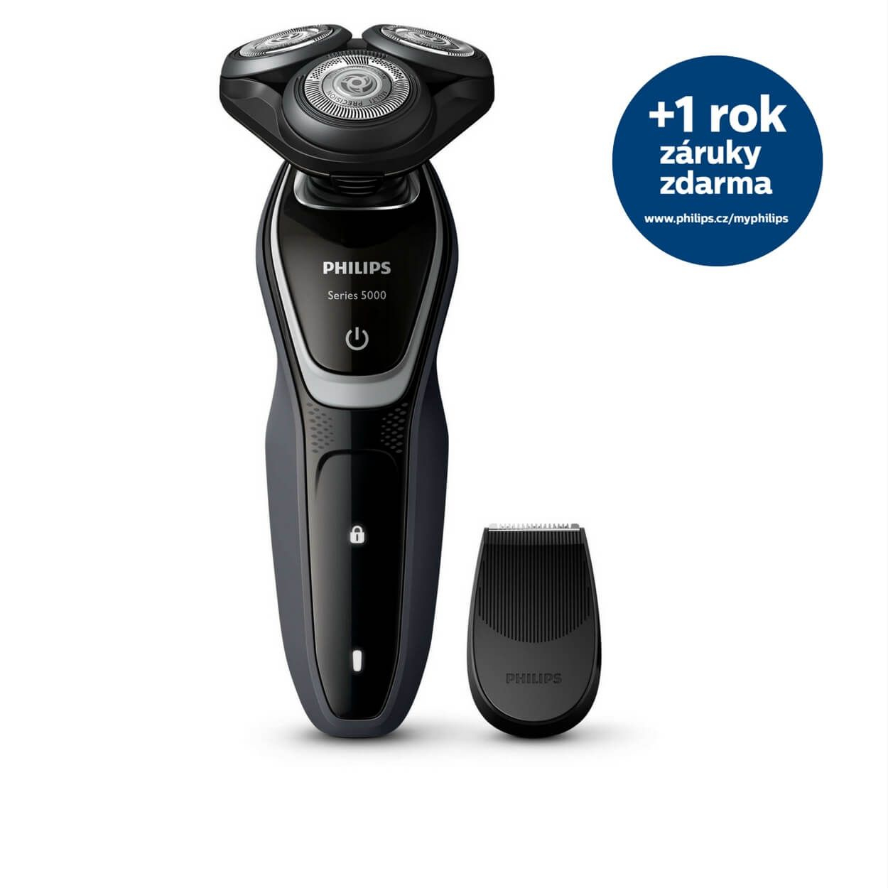 PHILIPS S5110/06 Rasierer Charcoal Pike (MultiPrecision-Klingensystem)