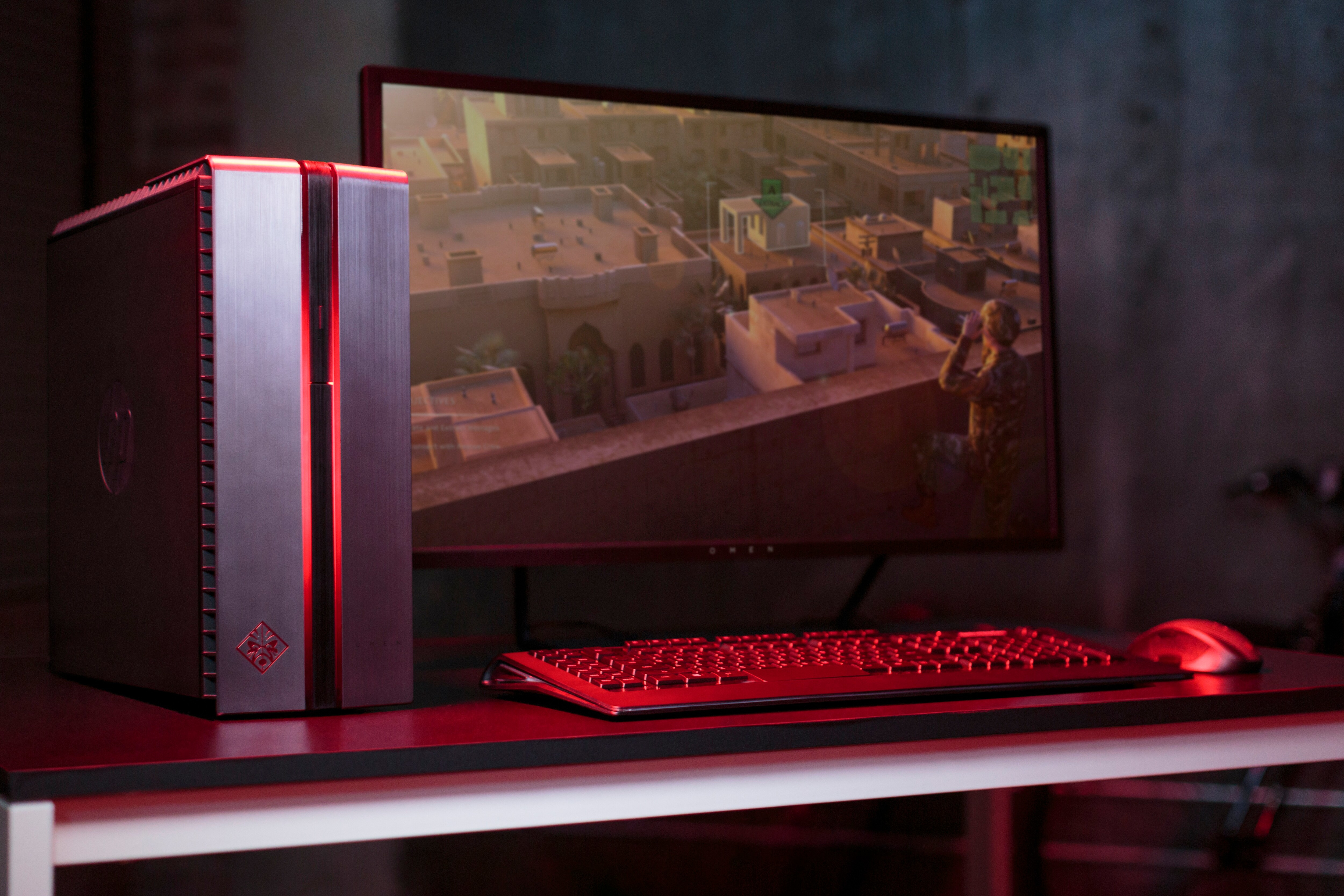 HP OMEN 870-011ng - Intel® Core™ i7 i7-6700K - 16 GB - 256 GB - NVIDIA GeForce® GTX 1070 - Windows 10 Home (64 Bit)
