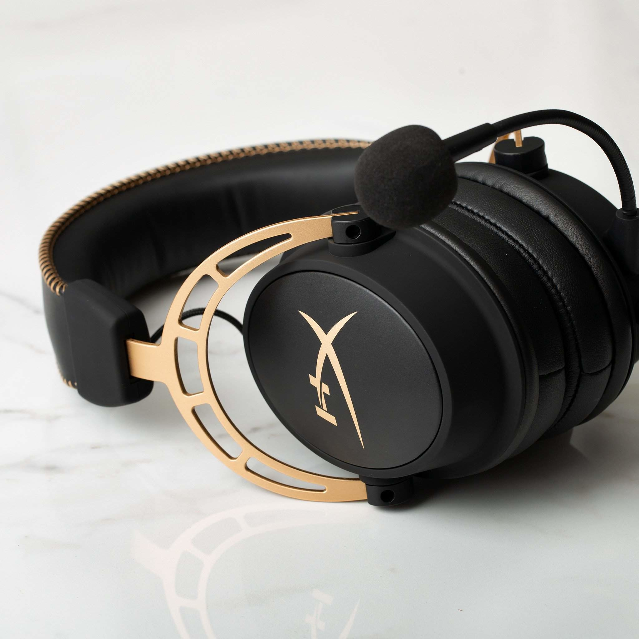 HYPERX Cloud Alpha, Over-ear Gaming Headset Schwarz/Gold