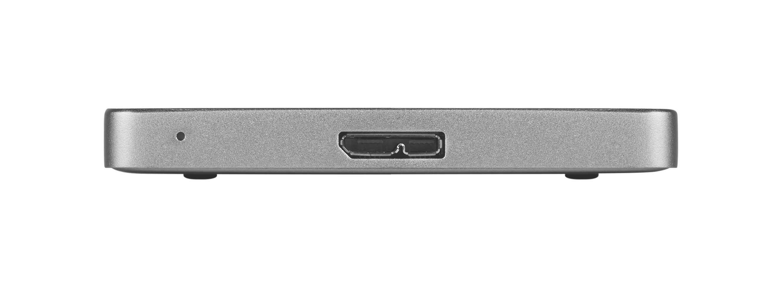 VERBATIM Store n Go 2.5" ALU 2TB USB 3.2 Gen 1  Festplatte, 2 TB HDD, 2,5 Zoll, extern, Grau