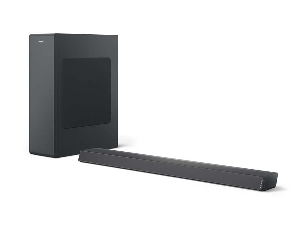PHILIPS TAB6305, Soundbar, Schwarz