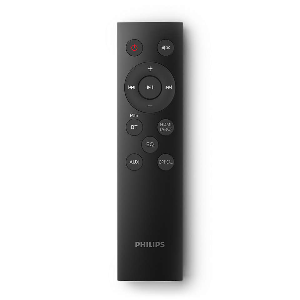 PHILIPS B 1505, Soundbar, Schwarz