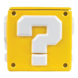 PYRAMID Question Mark Block - Caisse de rangement (Jaune)