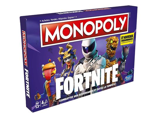 WINNING MOVES Monopoly : Fortnite (français) - Jeu de société (Multicolore)
