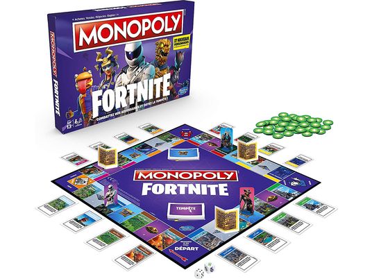 WINNING MOVES Monopoly : Fortnite (français) - Jeu de société (Multicolore)