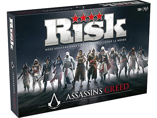 WINNING MOVES Risk : Assassin's Creed /F - Gioco da tavolo (Multicolore)