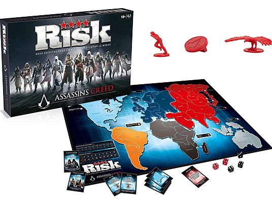 WINNING MOVES Risk : Assassin's Creed /F - Gioco da tavolo (Multicolore)