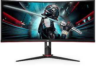 AOC 34” CU34G2/BK 3440X1440/ 100HZ/ 1MS 4K Curved Monitör Siyah