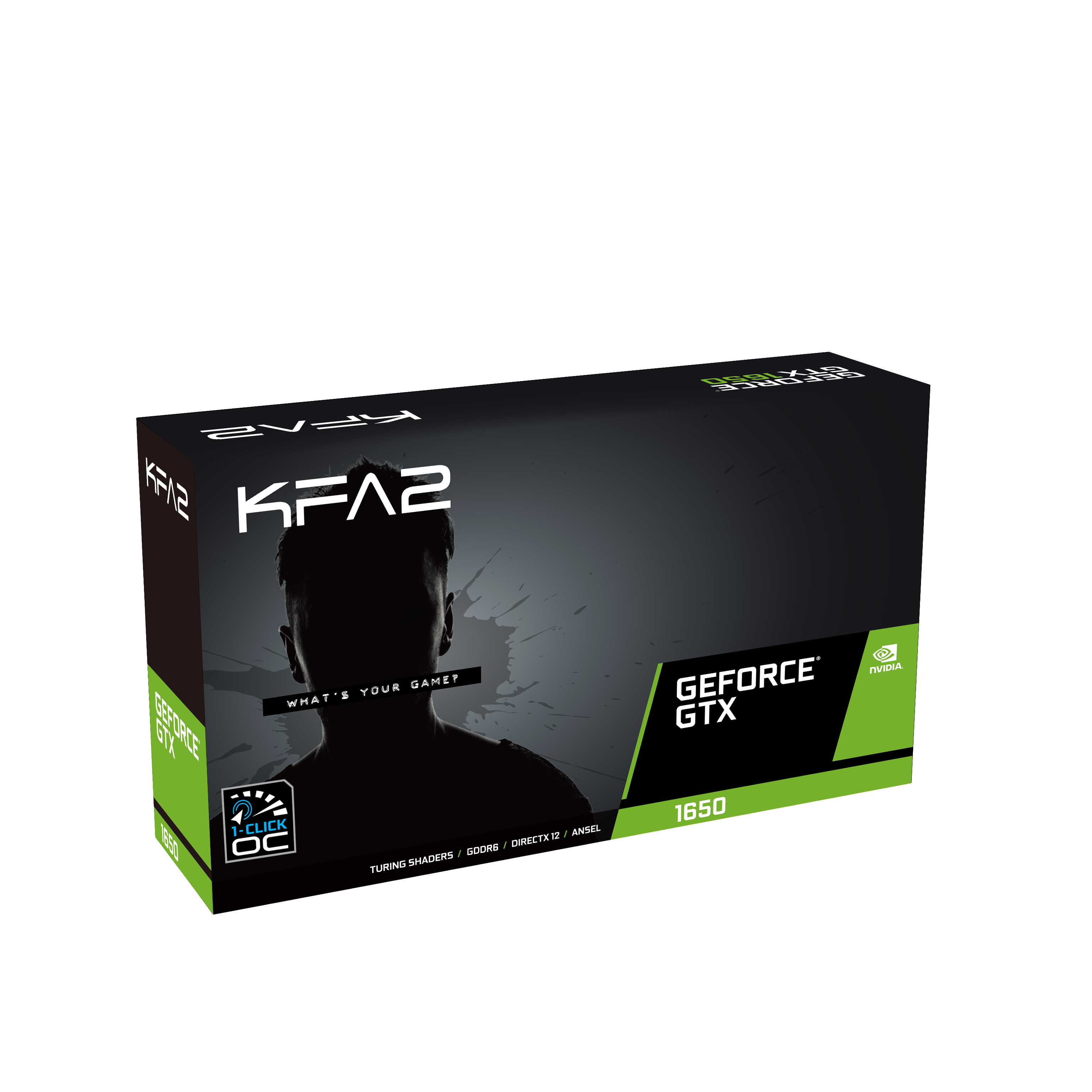 KFA2 GeForce® GTX 1650 EX PLUS OC 4GB (65SQL8DS93EK) (NVIDIA, Grafikkarte)