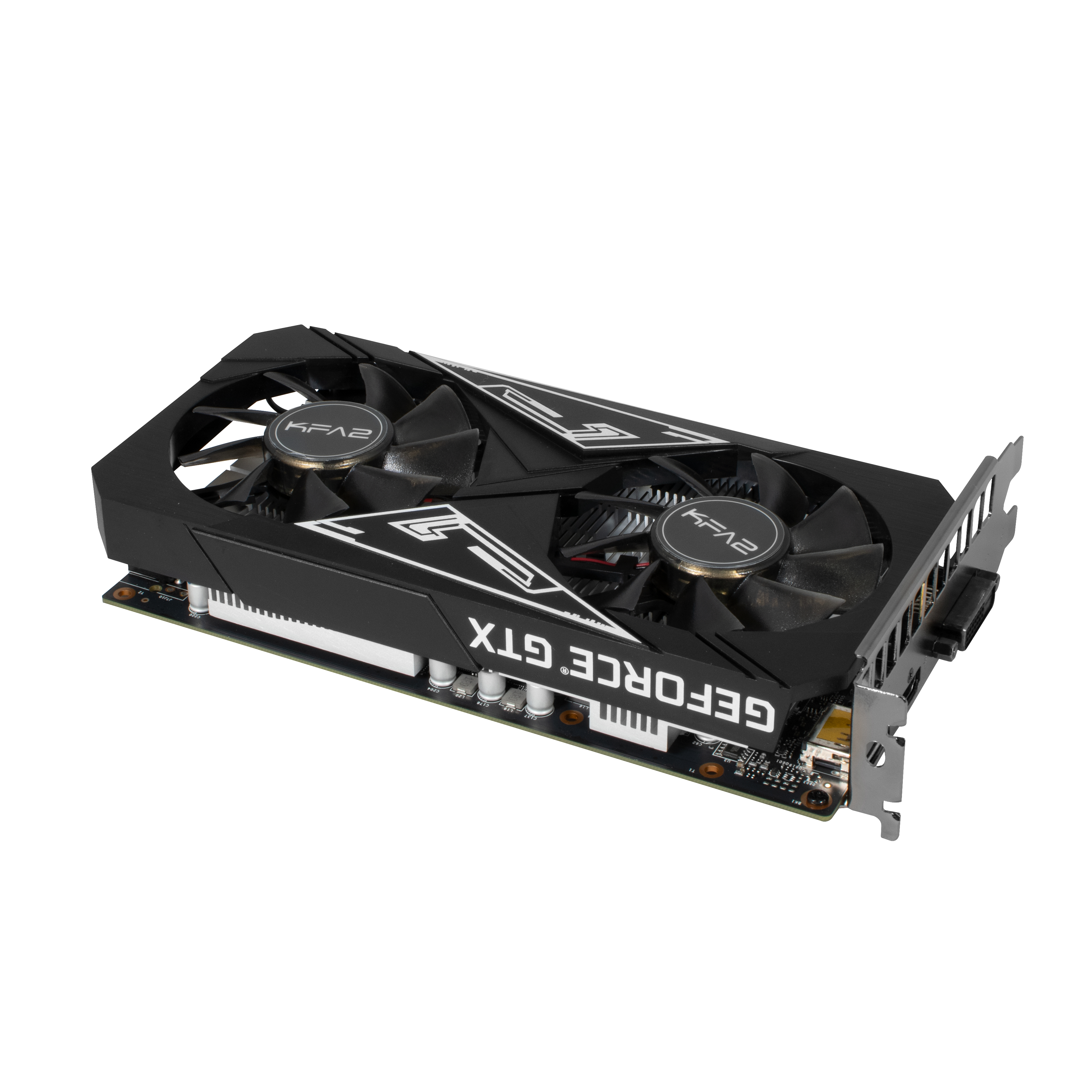 KFA2 GeForce® GTX 1650 EX PLUS OC 4GB (65SQL8DS93EK) (NVIDIA, Grafikkarte)