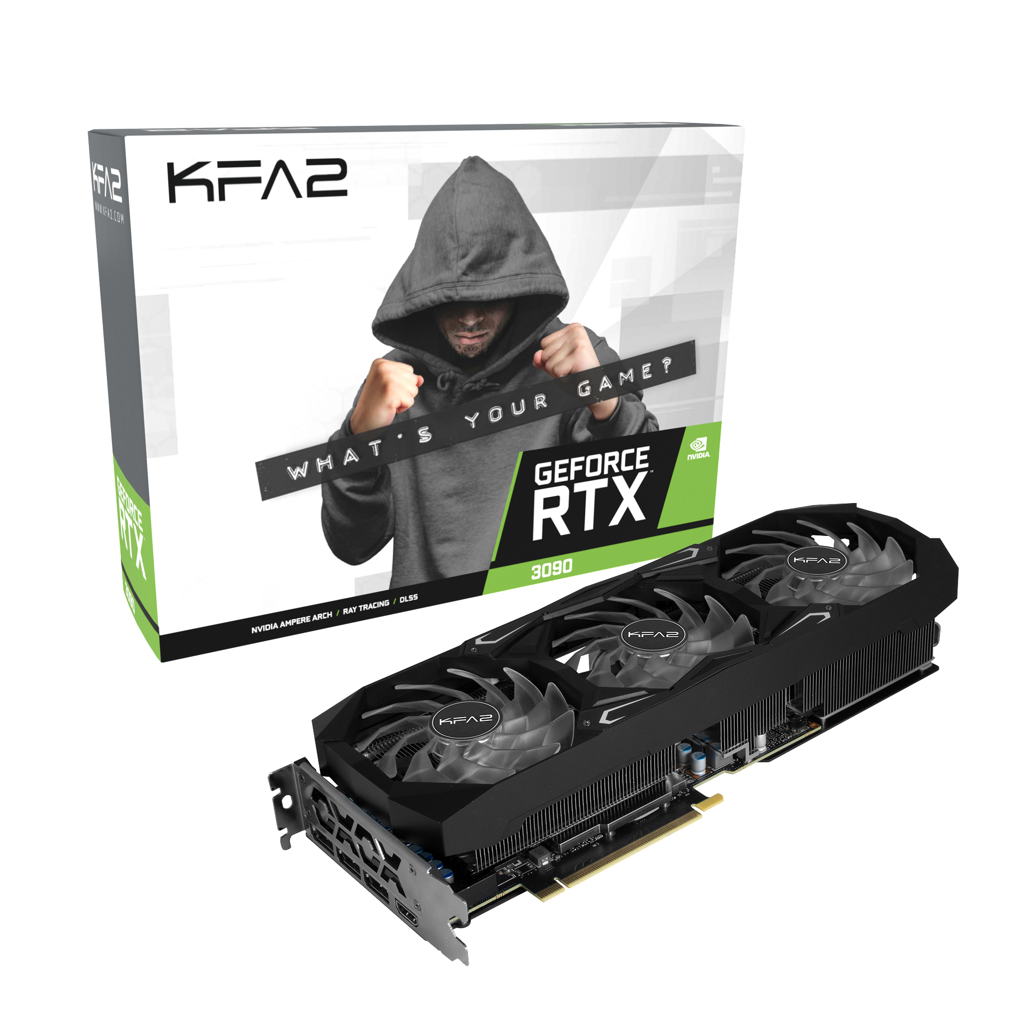 KFA2 GeForce RTX™ 3090 SG OC 24GB (39NSM5MD1GNK) (NVIDIA, Grafikkarte)