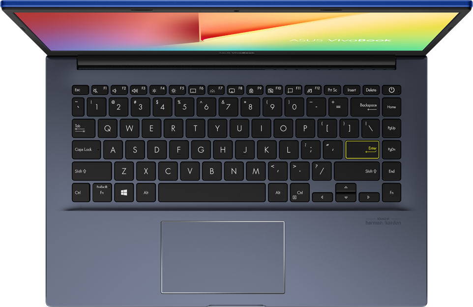 ASUS VivoBook 14 D413DA-EK088T, R7-3700U, 8GB RAM, 512GB SSD, 14 Zoll FHD, Blau (90NB0R7A-M01290)