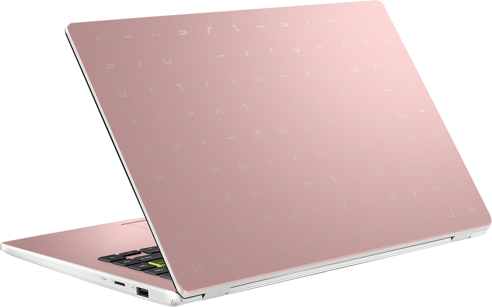 ASUS Notebook VivoBook 14 E410MA-EK355T, N5030, 4GB RAM, 128GB SSD, 14 Zoll FHD, Pink (90NB0Q14-M08700) Notebook, 14 Zoll, Full-HD, Intel® Pentium® Silber Prozessor N5030 (4 MB Cache, bis zu 3.10 GHz), 4 GB, 128 GB SSD