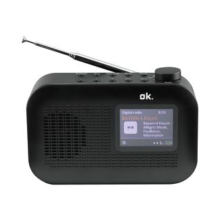 OK. ORD 130 DAB+ Radio, DAB+, FM, DAB, Bluetooth, Schwarz