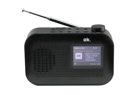 OK. ORD 130 DAB+ Radio, MediaMarkt DAB, Bluetooth, Radios | Schwarz FM, DAB/DAB+ DAB