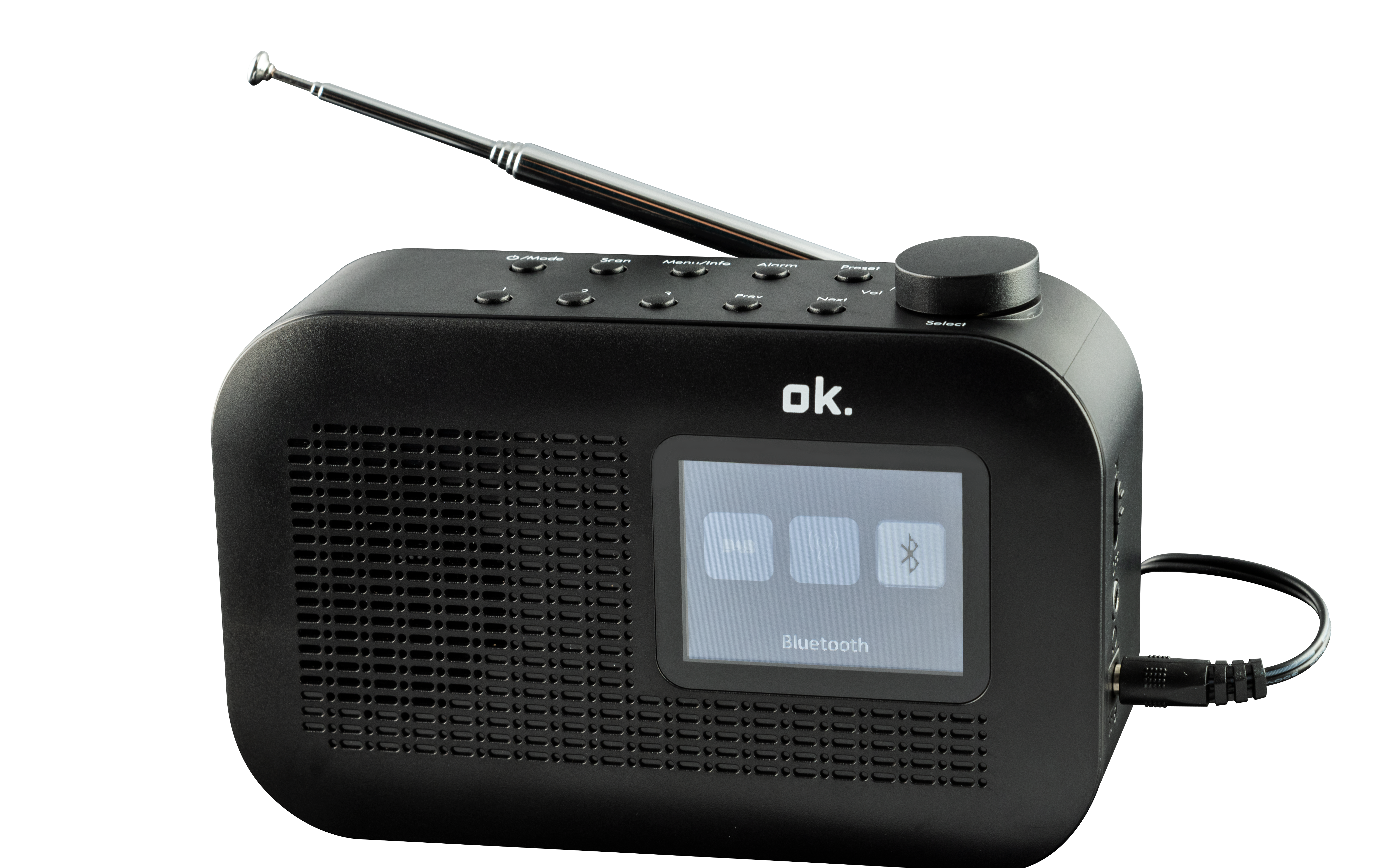 DAB+, 130 DAB+ FM, OK. ORD Radio, Schwarz DAB, Bluetooth,