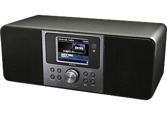 PEAQ PDR 261BT-B Internet Radio, DAB+, FM, Bluetooth, Schwarz/grau
