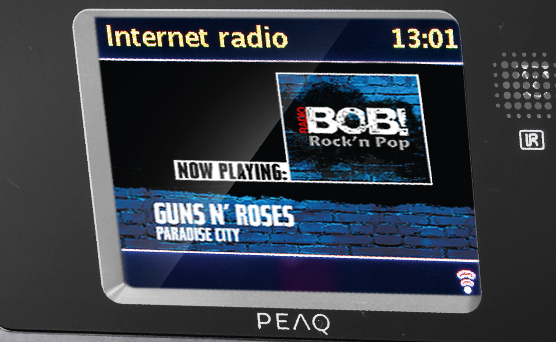 PEAQ PDR 261BT-B Internet Radio, DAB+, FM, Bluetooth, Schwarz/grau