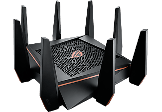 ASUS GT-AC5300 RoG Rapture Játékhoz optimalizált Tri-band AC5300 Wi-Fi router VR-alk. és 4K lejátszáshoz