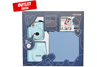 FUJIFILM Instax Mini9 Box Q3 Anlık Kamera Buz Mavisi Outlet 1205022