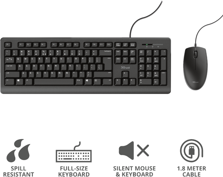 Mobility Lab ML313894 Draadloos Toetsenbord + Muis Combo Roze - AZERTY, Compact Design