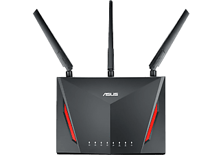 ASUS RT-AC86U Dual-band AC2900 Gigabit gaming Wi-Fi router MU-MIMO funkcióval AiMesh támogatással