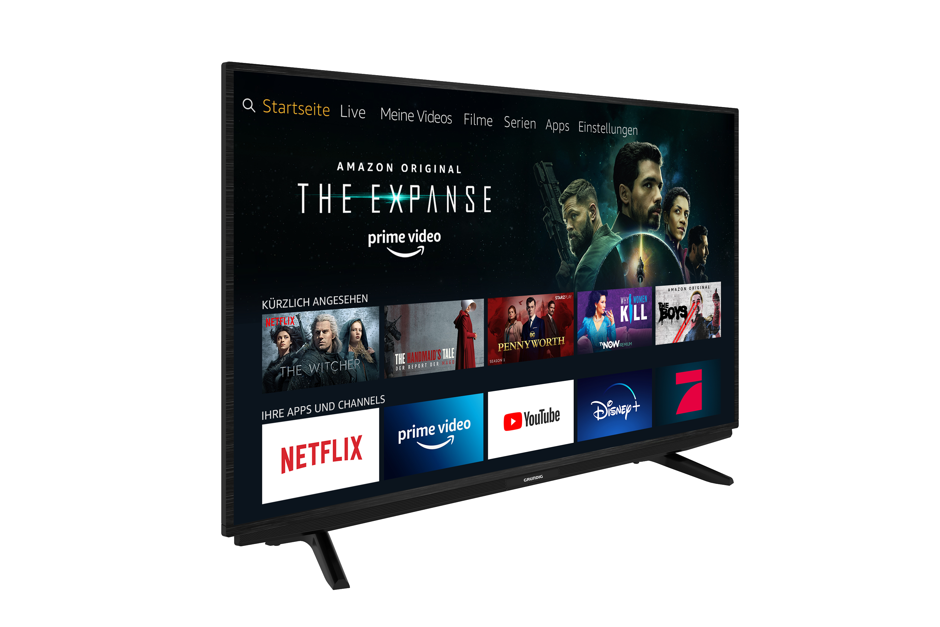GRUNDIG 50 GUB 7022 FIRE TV EDITION LED TV (Flat, 50 Zoll / 126 cm, UHD 4K, SMART TV, Fire TV Experience)