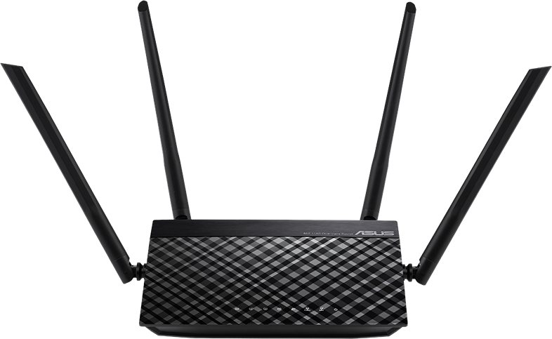 ASUS RT-AC1200 V2 AC1200 Mbps Dual-band 4 antennás Wi-Fi router