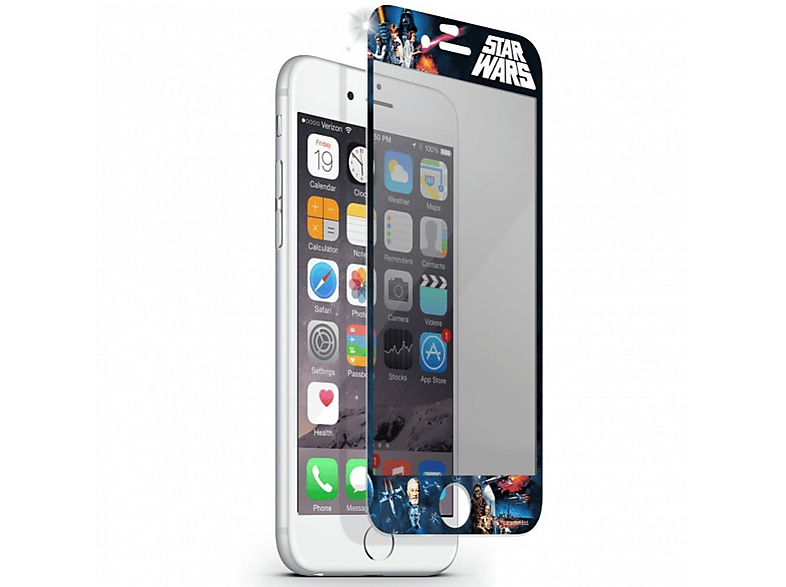 LAZERBUILT Star Wars iPhone 6 Üvegfólia, 9H, Retro Poster