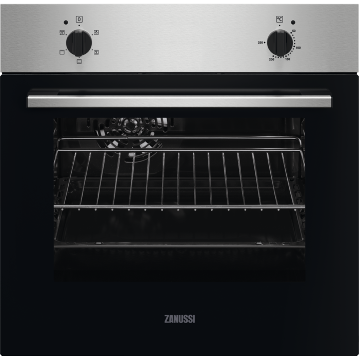 Horno - Zanussi ZOHNC0X1, 53 l, 1875 W, Independiente, 4 funciones automáticas, A, 47 dB, Inox