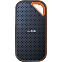 SANDISK 1TB SSD Festplatte Extreme Pro Portable V2, USB-C, 2000MB/s, Schwarz