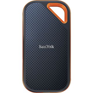 SANDISK 1TB SSD Festplatte Extreme Pro Portable V2, USB-C, 2000MB/s, Schwarz